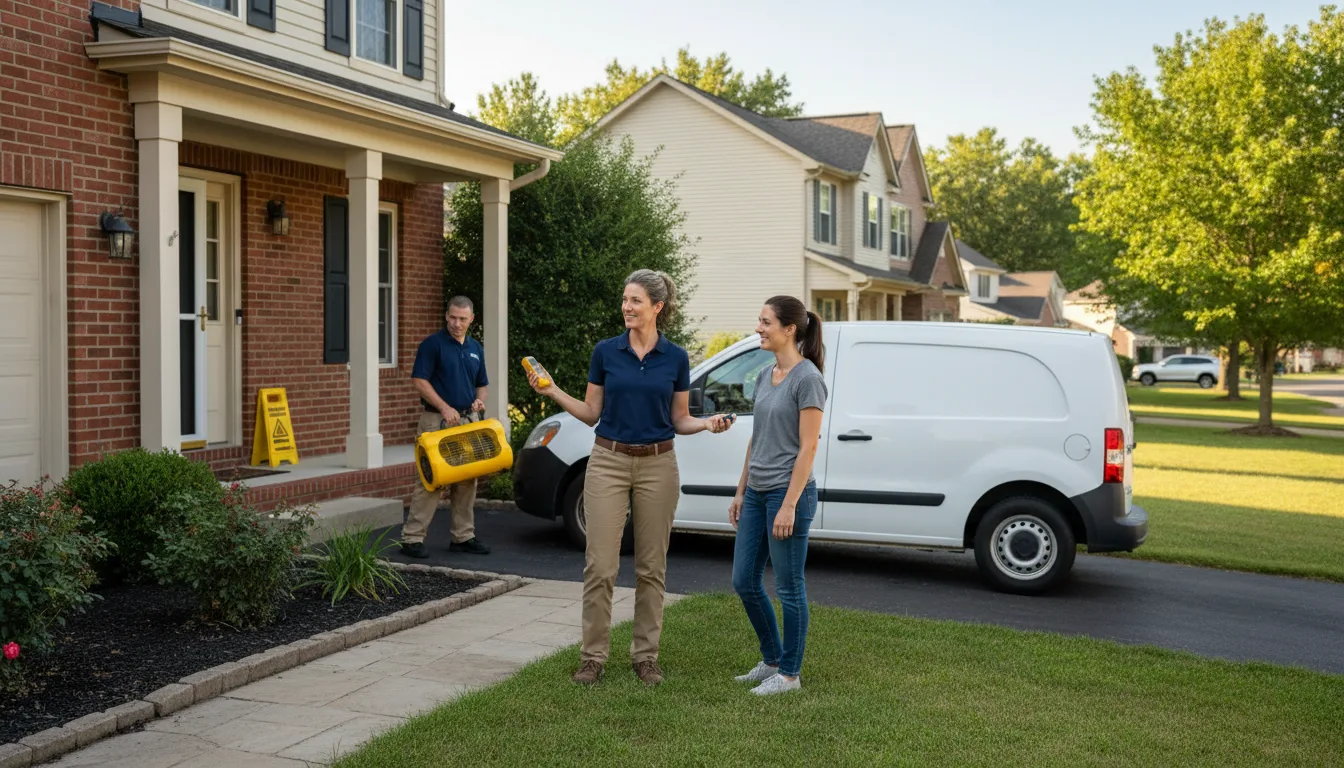 Water restoration image for Water Damage & Restoration Services in Plainville, MA